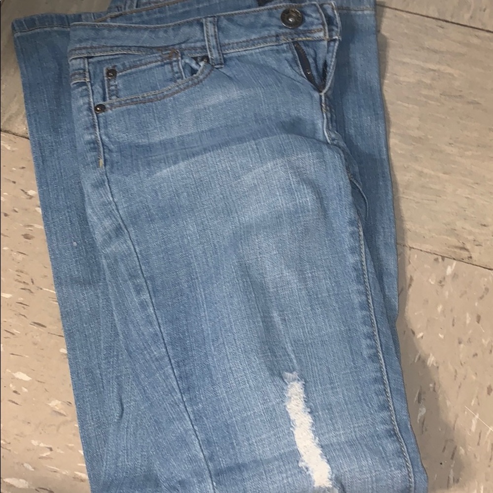 Fit and flare jeans